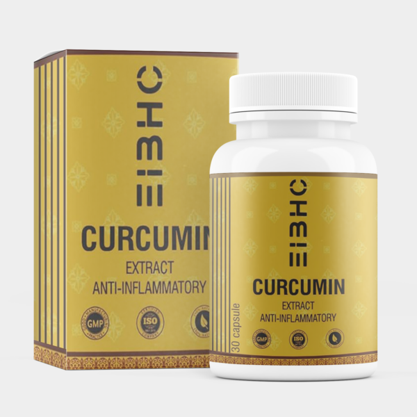 EIBHC Curcumin Herbal Capsules 30 Veg Capsules – Skin Brightness & Even Tone Support Supplement